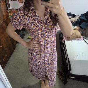 Vintage Floral Dress